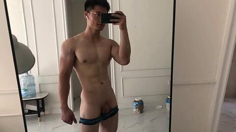 [CHINESE] 優質陽剛健身肌肉大屌猛男教練誘人身材