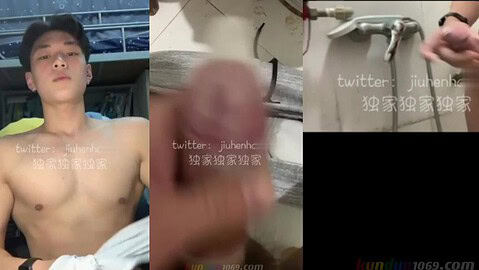 [CHINESE] INTERVIEW HANDSOME MUSCULAR GUY (專訪 釣直男 肌肉帥哥宿舍獨處激情)